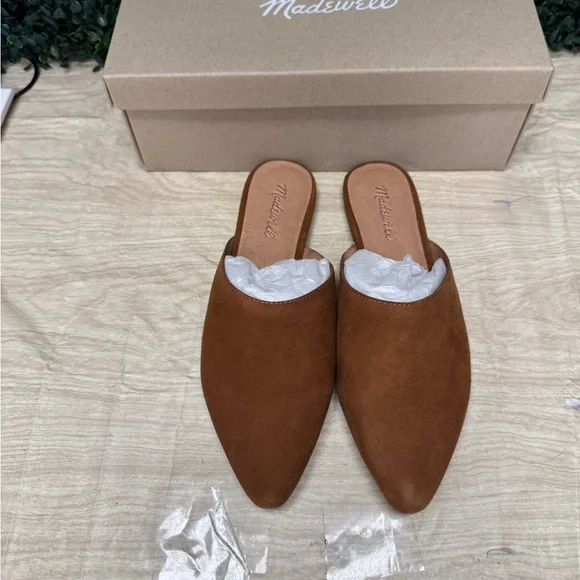Madewell The Remi Mule In Suede - W8 - Picture 3 of 9